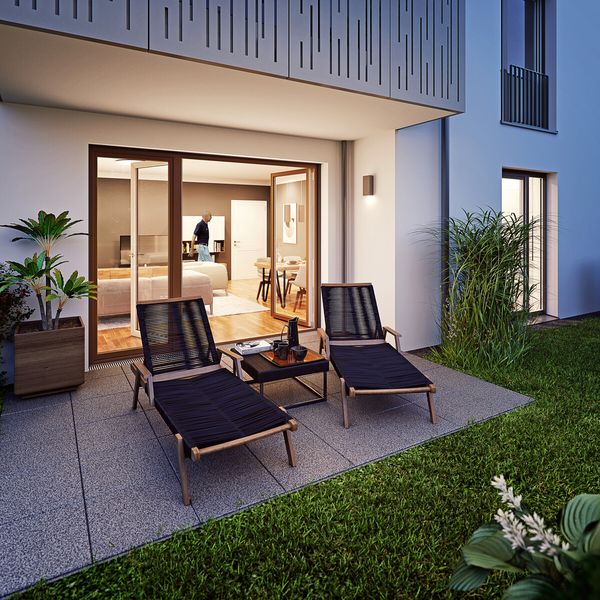 Gartenwohnung in Südausrichtung am Vennbahnweg
